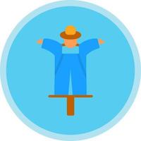 Scarecrow Vector Icon Design