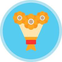 Bouquet Vector Icon Design