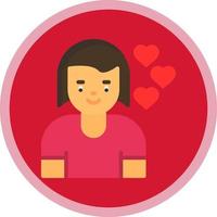 Girlfriend Vector Icon Design