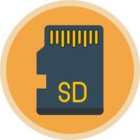 diseño de icono de vector de tarjeta sd