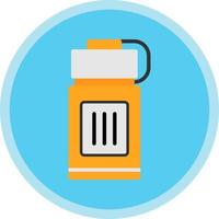 Water Bottle Vector Icon Design