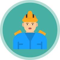 diseño de icono de vector de ingeniero