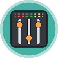 Equalizer Controller Vector Icon Design