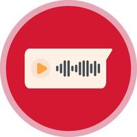 Voice Message Vector Icon Design