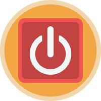 Power Button Vector Icon Design