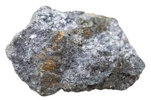 galena mineral stone with chalcopyrite crystals photo