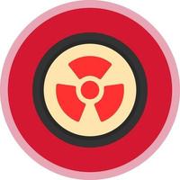 diseño de icono de vector de radiactividad