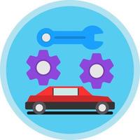 Car Maintenance Vector Icon Design