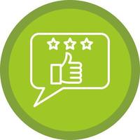 Good Feedback Vector Icon Design