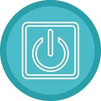 Power Button Vector Icon Design