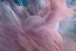 Decorative Pastel Fabric Design with Flowing Abstract Texture photo
