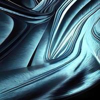 Smooth Silk Background with Abstract Color Flow photo