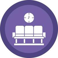 Waiting Area Vector Icon Design