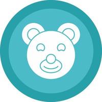 diseño de icono de vector de oso de peluche