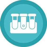 Test Tubes Vector Icon Design