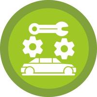 Car Maintenance Vector Icon Design