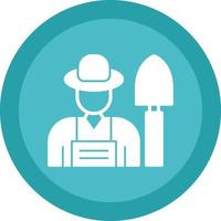 Farmer Vector Icon Design