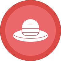 diseño de icono de vector de sombrero