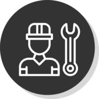 Worker Vector Icon Design