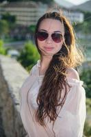 Lovely woman dressed in a tunic photo