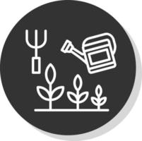 diseño de icono de vector de agricultura y jardinería