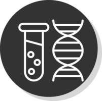 Dna Test Vector Icon Design