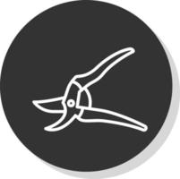 diseño de icono de vector de podadoras