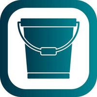 Bucket Vector Icon Design