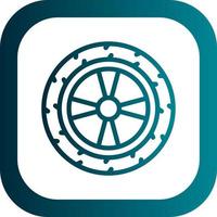 Wheel Vector Icon Design