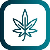 diseño de icono de vector de cannabis