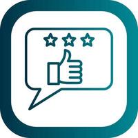 Good Feedback Vector Icon Design