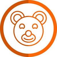 diseño de icono de vector de oso de peluche