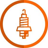 Spark Plug Vector Icon Design