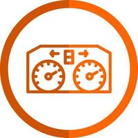 Meter Vector Icon Design