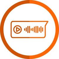 Voice Message Vector Icon Design