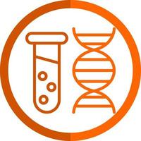 Dna Test Vector Icon Design