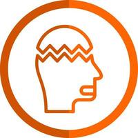 Mental Breakdown Vector Icon Design