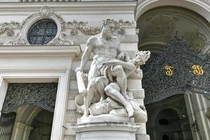 Heracles and the Girdle of Hippolyta by Hans Scherpe  1855 - 1929  at Hofburg. Mikhailovsky wing in Michaelerplatz square  St. Michael's square  in Vienna, Austria. photo
