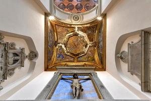 Naples, Campania, Italy - August 17, 2021, Interior of the 15th century church of Sant'Anna dei Lombardi photo