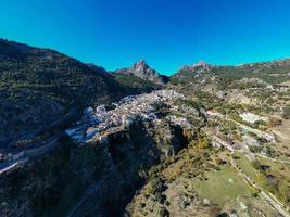 Aerial view of the White Spanish City of Grazalema in Spain. photo