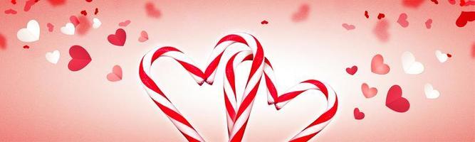 Happy Valentine's Day background. Love concept. 3d illustration photo