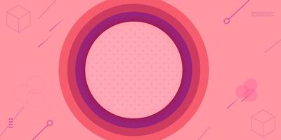 Abstract circle layers luxury background. Minimal geometric background. dynamic circles and lines composition for landing page. Circle papercut layer design. photo