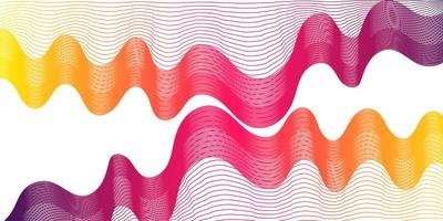 Colorful wave line curve on white background. Abstract gradient motion abstract background. Speaking sound wave lines illustration. Element for technology futuristic. photo