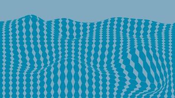 Abstract mesh wave background. Geometric wave line triangle. Full frame shot of swimming pool. blue leather texture.  dark blue light color. natural texture and background of the desert. sand patterns photo