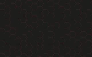 Abstract black hexagon pattern on neon gradient Red background technology style. Honeycomb. Abstract black hexagon pattern on neon gradient Red background technology style. Honeycomb. photo