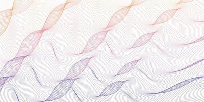 abstract particles on wave line. beautiful magenta abstract illustration background. pink blue futuristic gradient overlay. photo