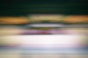 Abstract Motion Blur of Train Station Background. photo