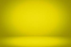 Abstract Gradient Yellow Studio Room Illustration Background, Suitable for Product Presentation and Backdrop. photo