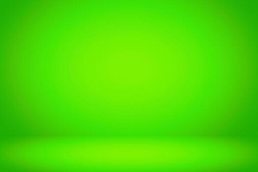 Abstract Gradient UFO Green Room Illustration Background, Suitable for Product Presentation and Backdrop. photo