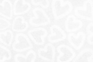 Recycle White Mulberry Texture with Handmade Hearts Pattern Background. photo